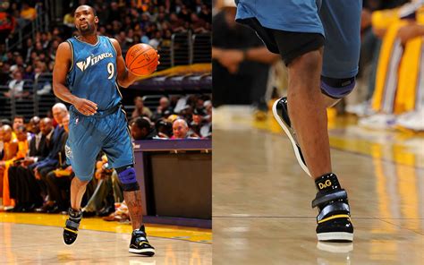 gilbert arenas in game shoes.